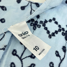 Load image into Gallery viewer, Girls Anko, lined broderie cotton playsuit, FUC, size 10,  