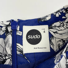 Load image into Gallery viewer, Girls Sudo, floral long sleeve party dress, NEW, size 4, L: 51cm