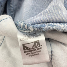 Load image into Gallery viewer, Boys Bad Boy, blue stretch denim shorts, adjustable, GUC, size 8,  