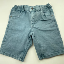 Load image into Gallery viewer, Boys Target, blue stretch denim shorts, adjustable, FUC, size 10,  