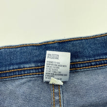 Load image into Gallery viewer, Boys Anko, blue stretch denim jean shorts, adjustable, GUC, size 12,  