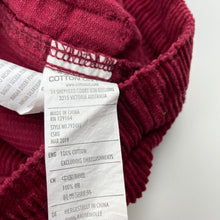 Load image into Gallery viewer, Girls Cotton On, corduroy cotton skirt, adjustable, L: 22cm, EUC, size 2,  