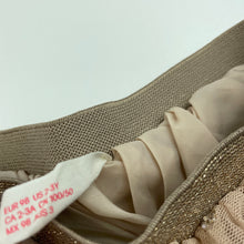 Load image into Gallery viewer, Girls H&amp;M, lined gold tulle party skirt, elasticated, L: 27cm, EUC, size 3,  