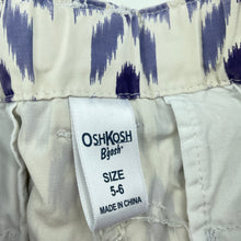 Load image into Gallery viewer, Girls Osh Kosh, lightweight shorts, adjustable, EUC, size 5-6,  