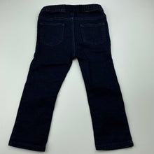 Load image into Gallery viewer, Girls H&amp;M, lightweight stretch denim pants, elasticated, Inside leg: 30.5cm, EUC, size 2,  