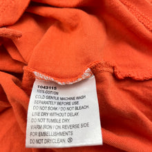 Load image into Gallery viewer, Girls Mango, orange cotton tie front top, EUC, size 4,  