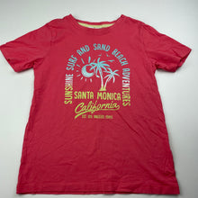 Load image into Gallery viewer, Boys Milkshake, coral cotton t-shirt / top, GUC, size 8,  