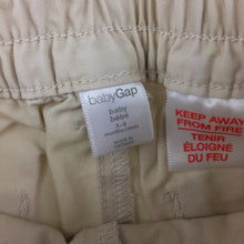 Load image into Gallery viewer, Girls Gap, beige cotton pants, elasticated, EUC, size 00