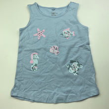 Load image into Gallery viewer, Girls Kids &amp; Co, cotton singlet / tank top, sequins, EUC, size 6,  