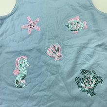 Load image into Gallery viewer, Girls Kids &amp; Co, cotton singlet / tank top, sequins, EUC, size 6,  