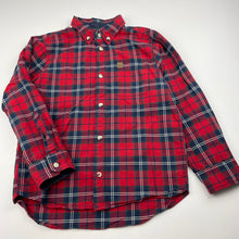 Load image into Gallery viewer, Boys H&amp;M, checked cotton long sleeve shirt, EUC, size 7,  