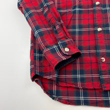 Load image into Gallery viewer, Boys H&amp;M, checked cotton long sleeve shirt, EUC, size 7,  