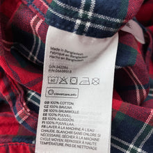 Load image into Gallery viewer, Boys H&amp;M, checked cotton long sleeve shirt, EUC, size 7,  