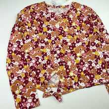Load image into Gallery viewer, Girls Anko, floral cotton tie fron top, NEW, size 10,  