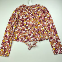 Load image into Gallery viewer, Girls Anko, floral cotton tie fron top, NEW, size 10,  