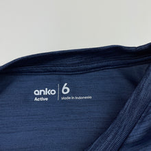 Load image into Gallery viewer, Girls Anko, navy sports / activewear top, EUC, size 6,  