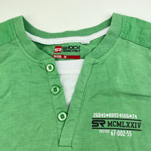 Load image into Gallery viewer, Boys Shock Resistant, green t-shirt / top, FUC, size 8,  