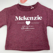 Load image into Gallery viewer, Girls McKenzie, burgundy fleece lined track top &amp; bottoms, elasticated, NEW, size 0,  