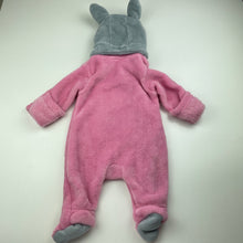 Load image into Gallery viewer, Girls Disney, Bambi, Thumper fleece zip coverall / romper, NEW, size 0000,  
