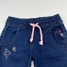 Load image into Gallery viewer, Girls Anko, stretchy denim pants / bottoms, elasticated, EUC, size 1,  
