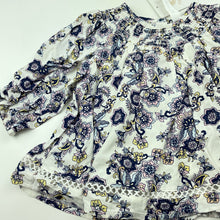 Load image into Gallery viewer, Girls Dymples, cotton lined floral swing top, NEW, size 00,  