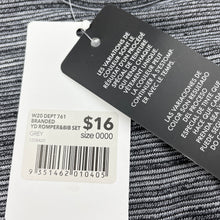 Load image into Gallery viewer, Boys Kidding Around, newborn romper &amp; bib set, NEW, size 0000,  