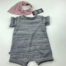 Load image into Gallery viewer, Boys Kidding Around, newborn romper &amp; bib set, NEW, size 0000,  