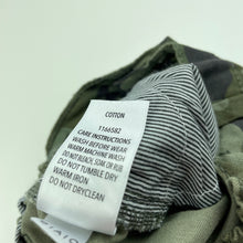 Load image into Gallery viewer, Boys Dymples, khaki camo print cotton shorts, adjustable, NEW, size 1,  