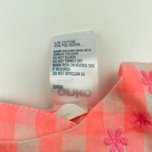 Load image into Gallery viewer, Girls Anko, embroidered lightweight checked top, GUC, size 1,  