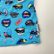 Load image into Gallery viewer, Boys Tradie Baby, blue stretchy singlet top, EUC, size 1,  
