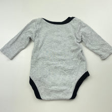 Load image into Gallery viewer, Boys Baby Berry, grey cotton bodysuit / romper, dog, GUC, size 0,  