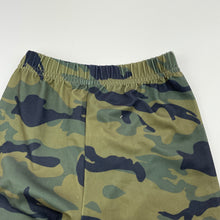 Load image into Gallery viewer, Boys lightweight, stretchy camo print pants / bottoms, elasticated, EUC, size 00,  