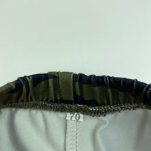 Load image into Gallery viewer, Boys lightweight, stretchy camo print pants / bottoms, elasticated, EUC, size 00,  