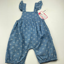 Load image into Gallery viewer, Girls PatPat, lightweight summer romper / jumpsuit, NEW, size 0,  