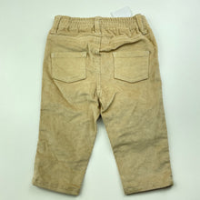 Load image into Gallery viewer, Boys Tiny Little Wonders, stretch corduroy pants, elasticated, NEW, size 00,  