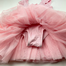 Load image into Gallery viewer, Girls Flo, pink ballet / dance leotard dress, FUC, size 6, L: 53cm