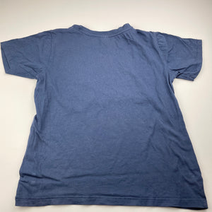 Boys Anko, blue cotton t-shirt / top, GUC, size 10,  