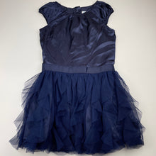 Load image into Gallery viewer, Girls Friends By Jesse, navy tulle party dress, FUC, size 8, L: 65cm