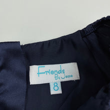 Load image into Gallery viewer, Girls Friends By Jesse, navy tulle party dress, FUC, size 8, L: 65cm