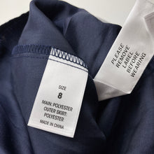 Load image into Gallery viewer, Girls Friends By Jesse, navy tulle party dress, FUC, size 8, L: 65cm