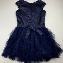 Load image into Gallery viewer, Girls Friends By Jesse, navy tulle party dress, FUC, size 8, L: 65cm