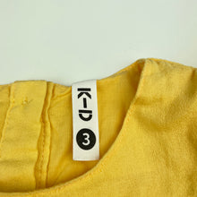 Load image into Gallery viewer, Girls KID, lined embroidered cotton party dress, GUC, size 3, L: 53cm