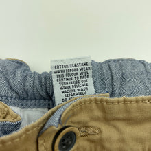 Load image into Gallery viewer, Boys Target, stretch cotton chino pants, adjustable, Inside leg: 57cm, GUC, size 8,  