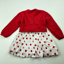 Load image into Gallery viewer, Girls Next, lined spliced cotton dress, FUC, size 00, L: 34cm