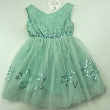 Load image into Gallery viewer, Girls Britt, vintage inspired cotton lined tulle &amp; sequin party dress, NEW, size 0, L: 44cm