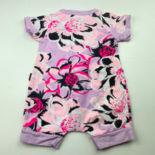 Load image into Gallery viewer, Girls Bonds, zip wondersuit / zippy / romper, flowers, EUC, size 00,  