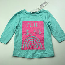 Load image into Gallery viewer, Girls Favourites, cotton long sleeve t-shirt / top, NEW, size 1,  