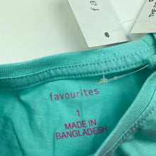 Load image into Gallery viewer, Girls Favourites, cotton long sleeve t-shirt / top, NEW, size 1,  
