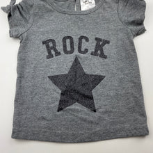 Load image into Gallery viewer, Girls Baby Berry, soft feel t-shirt / top, rock star, EUC, size 00,  