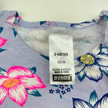 Load image into Gallery viewer, Girls Bonds, floral bubblesuit romper, EUC, size 00,  